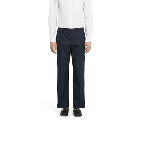 Cotton twill pant with Web detail Detail 3