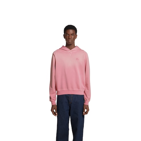 Cotton jersey sweatshirt with embroidery
