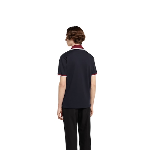 Cotton piquet polo shirt