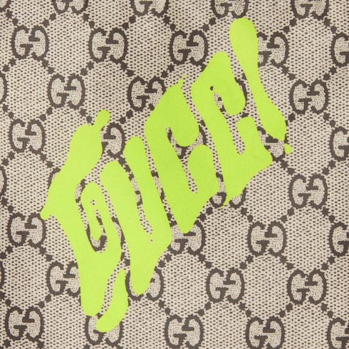 Short de baño de popelina técnica estampada