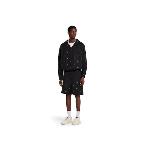 GG cotton ripstop zip jacket