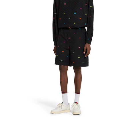 Shorts aus GG Ripstop-Baumwolle