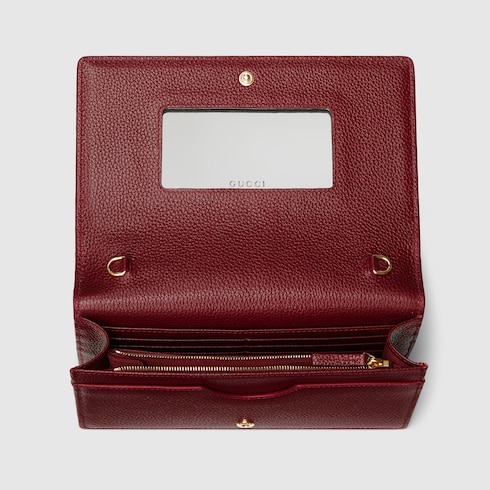 GG Marmont wallet on chain