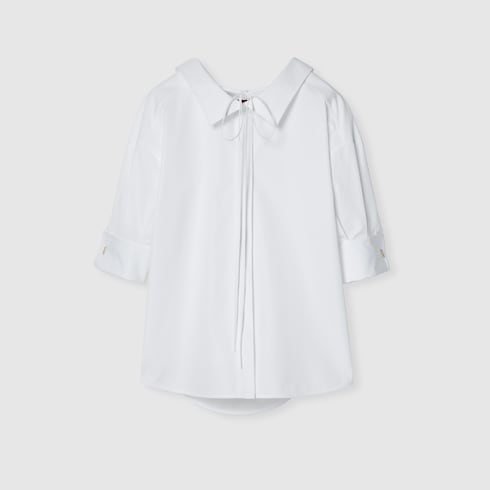 Heavy cotton poplin shirt