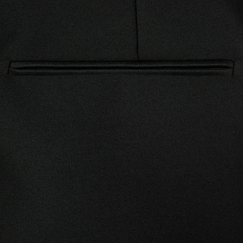 Wool silk gabardine shorts