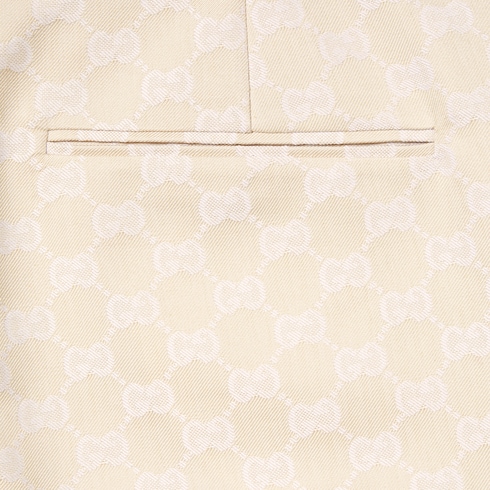 Shorts in gabardina di cotone GG
