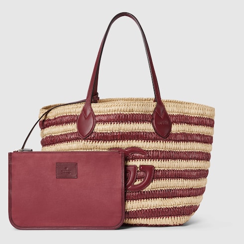 Woven medium tote bag
