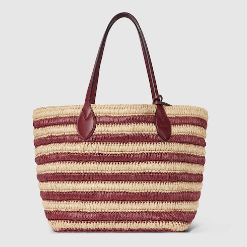 Woven medium tote bag
