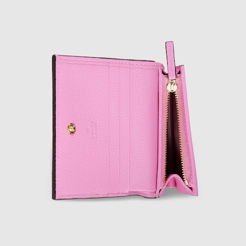 Bi-color GG Marmont small wallet