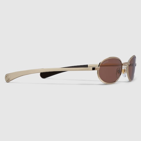 Oval frame sunglasses