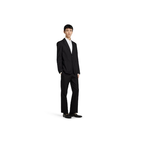 Pantalone in canvas di cotone con dettaglio Web