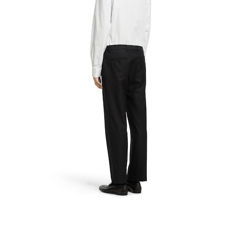 Pantalone in canvas di cotone con dettaglio Web