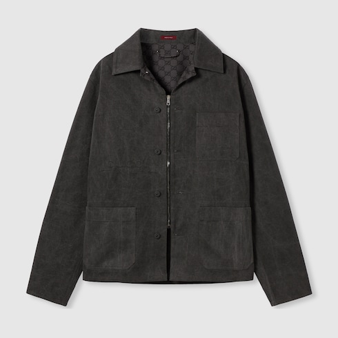 Delavé cotton canvas jacket Detail 2