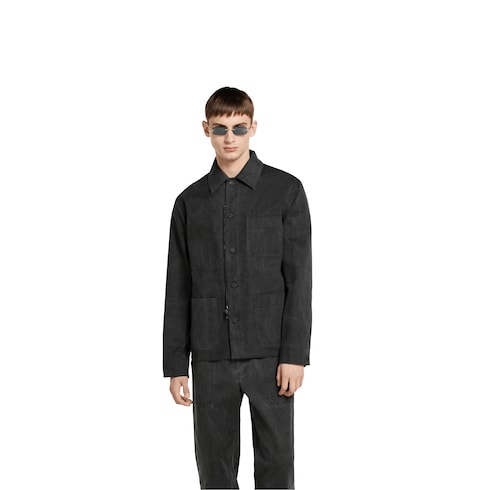 Delavé cotton canvas jacket Detail 3
