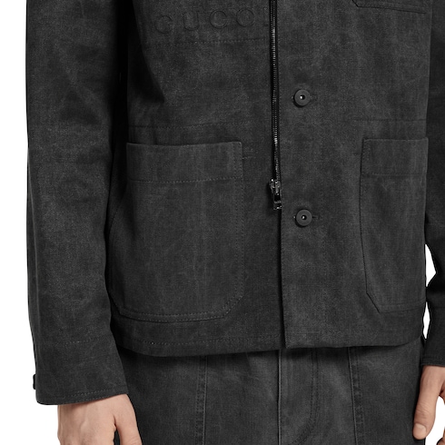Delavé cotton canvas jacket Detail 6