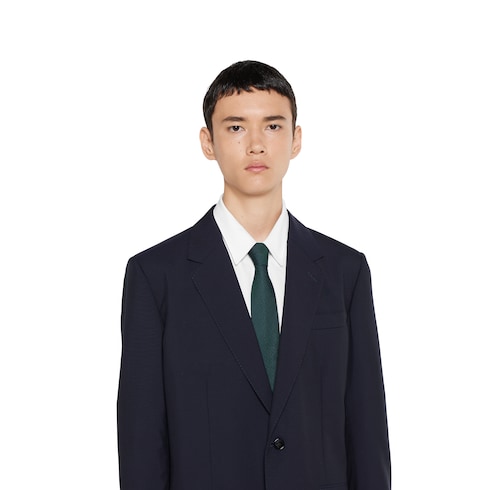 GG silk jacquard tie