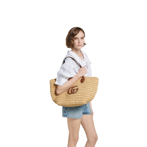 Woven medium tote bag
