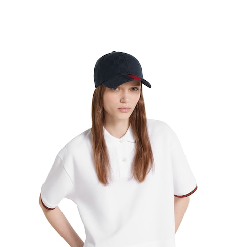 GG cotton baseball hat with Web Detail 3