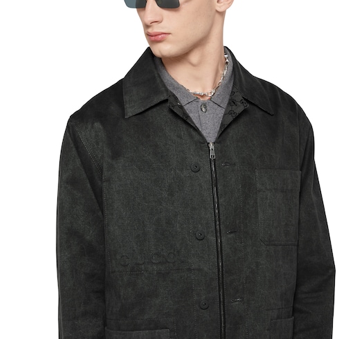 Delavé cotton canvas jacket Detail 5