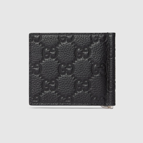 Gucci Imprint Brieftasche mit Geldscheinklammer