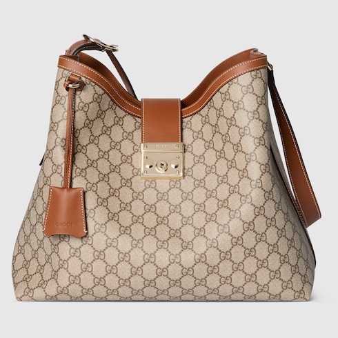Padlock large shoulder bag
