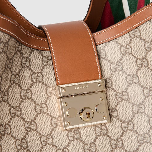 Padlock large shoulder bag
