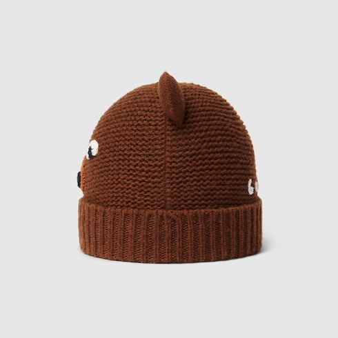 Baby wool hat with embroidery
