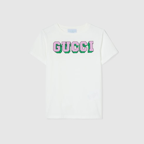 T-shirt pour enfant en coton avec imprimé