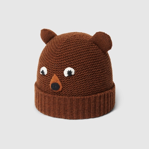 Baby wool hat with embroidery