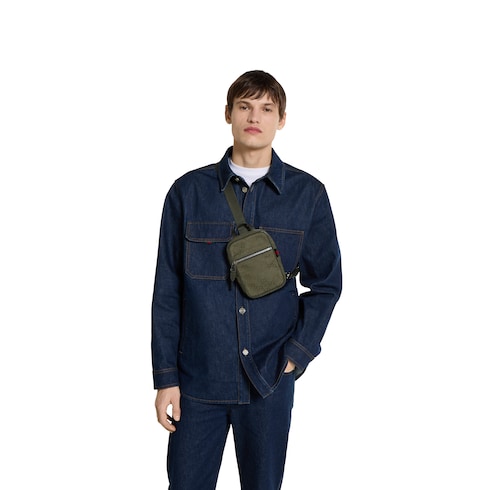 GG canvas mini slingbag