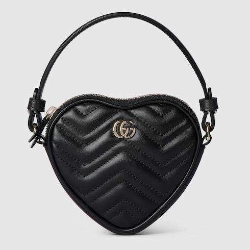 関税・送料込み【GUCCI】GGマーモント ミニバッグ GGマーモント〕ミニバッグブラック レザー | GUCCI公式