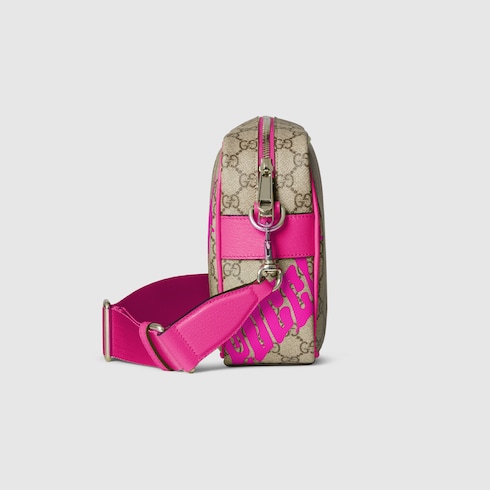 Medium crossbody bag with print