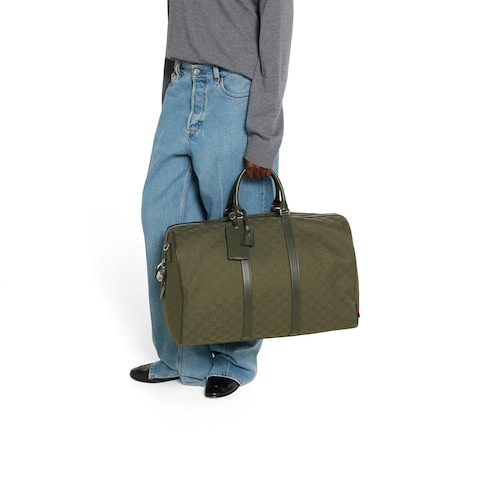 GG canvas large duffle bag 