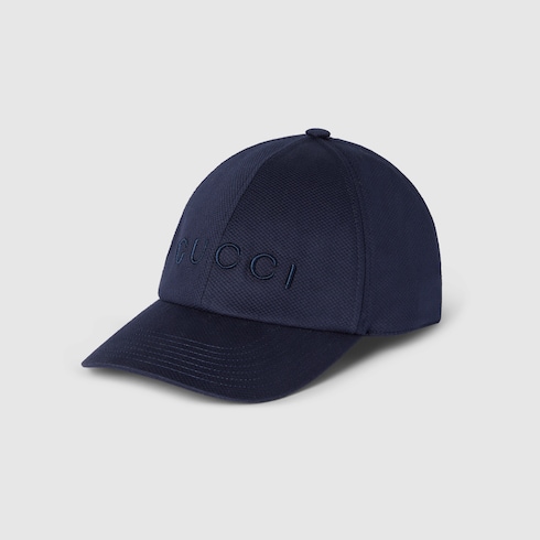 Cappellino da baseball in cotone con ricamo