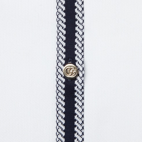 Cárdigan de punto de algodón con intarsia