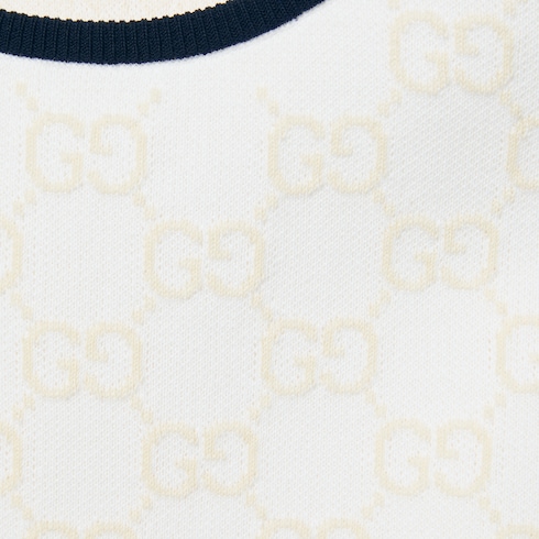 GG fine cotton jacquard dress