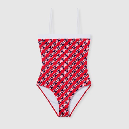 Costume da bagno in jersey stretch stampato