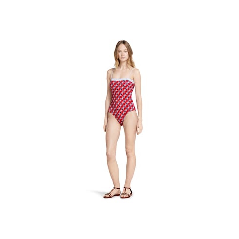 Costume da bagno in jersey stretch stampato