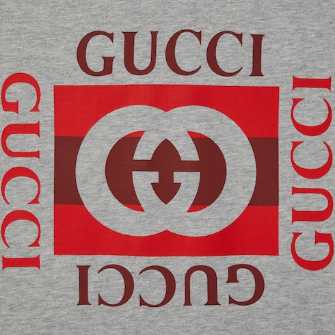 Sweatshirt aus Baumwolljersey mit Print