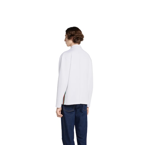 Cotton piquet polo shirt with Web