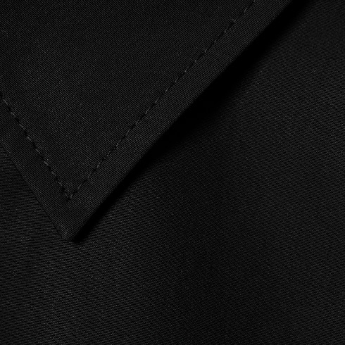 Cotton poplin shirt with embroidery Detail 6