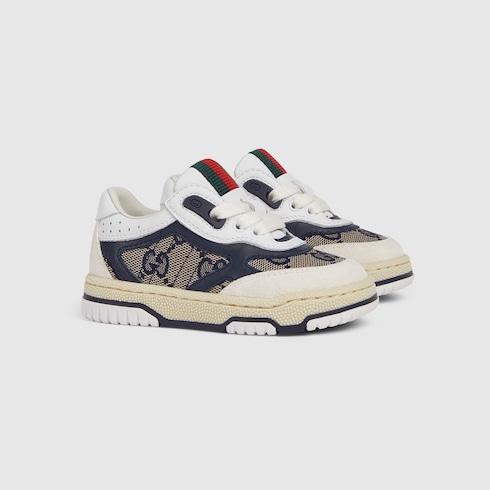 Gucci Re-Web系列幼儿运动鞋