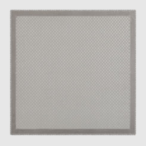 Châle en laine GG laminée