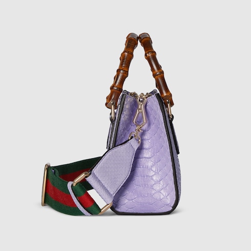 Gucci Diana small python tote bag