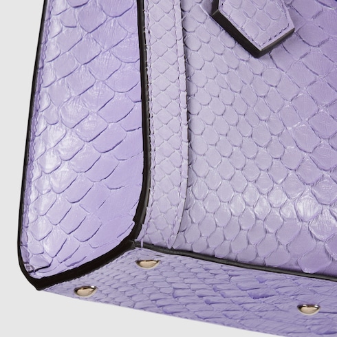 Gucci Diana small python tote bag