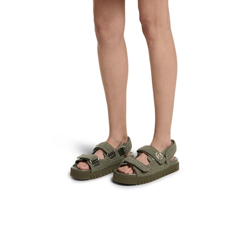 Women's sandal with Double G