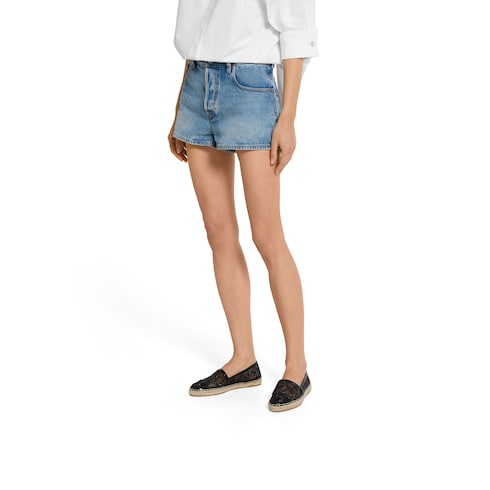 Women's crystal GG espadrille