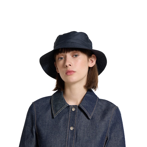 Reversible GG nylon bucket hat