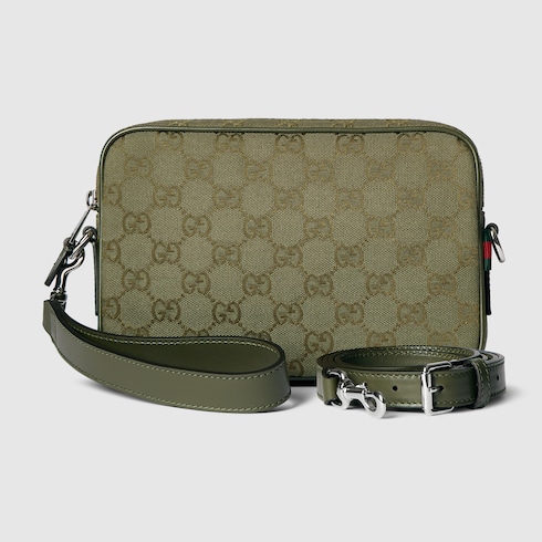 Borsa a tracolla in tessuto GG misura piccola