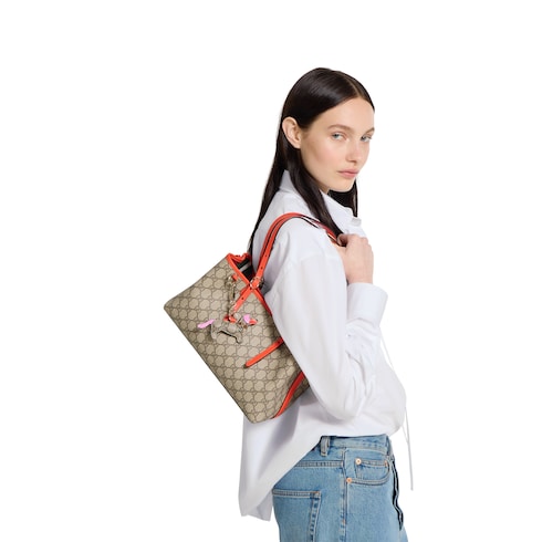 Borsa shopping GG Emblem misura media